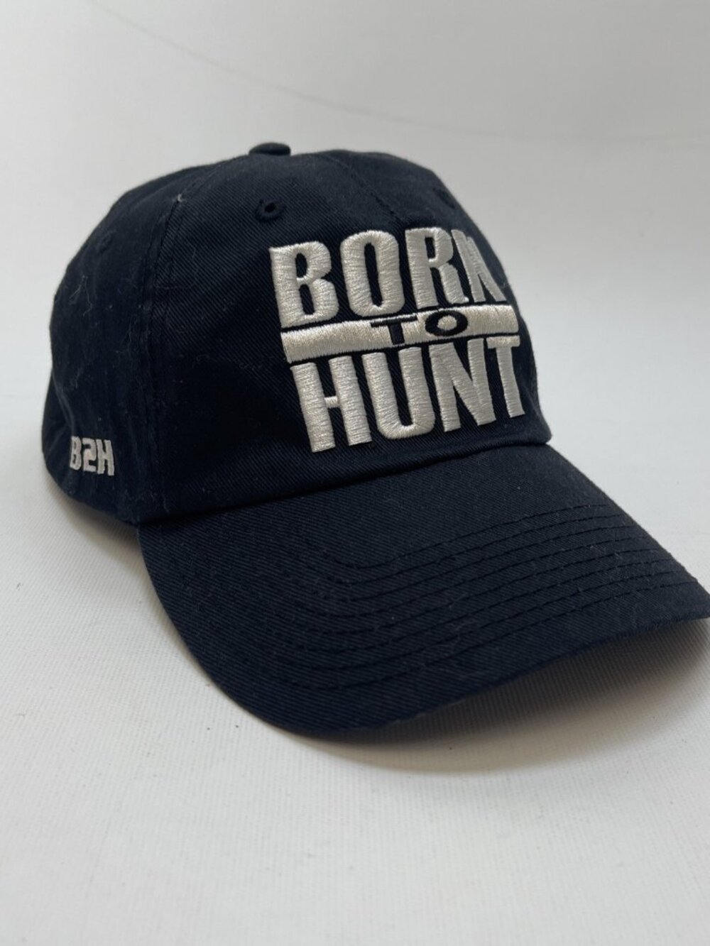 Quaker Boy "Born To Hunt" Strap back Black Hat Cap Hunting / Shooting Outdoor